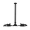 Z-Lite Bellamy Chandelier, 5-Light, 52 In.W x 52 In.L x 8.25 In.H, Matte Black/Matte Black Outer 1942-5MB - alternate 6